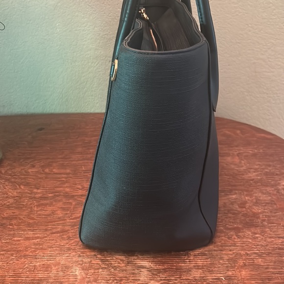 Dagne Dover Signature Legend Black Coated Canvas Large Tote - Picture 3 of 16